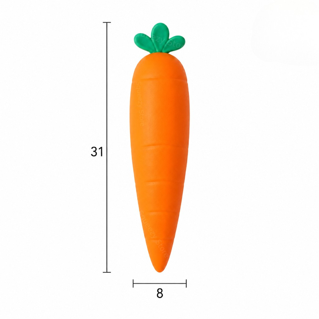 Giant Carrot Jumbo Carrot Stress Relief Toy