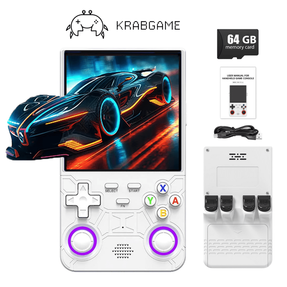KRABGAME R36 Ultra Retro Handheld Game Console - KrabGame