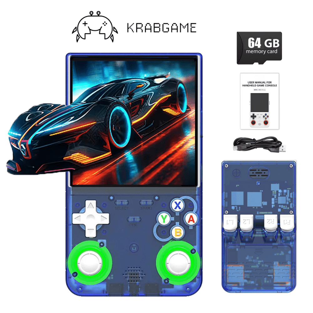 KRABGAME R36 Ultra Retro Handheld Game Console - KrabGame