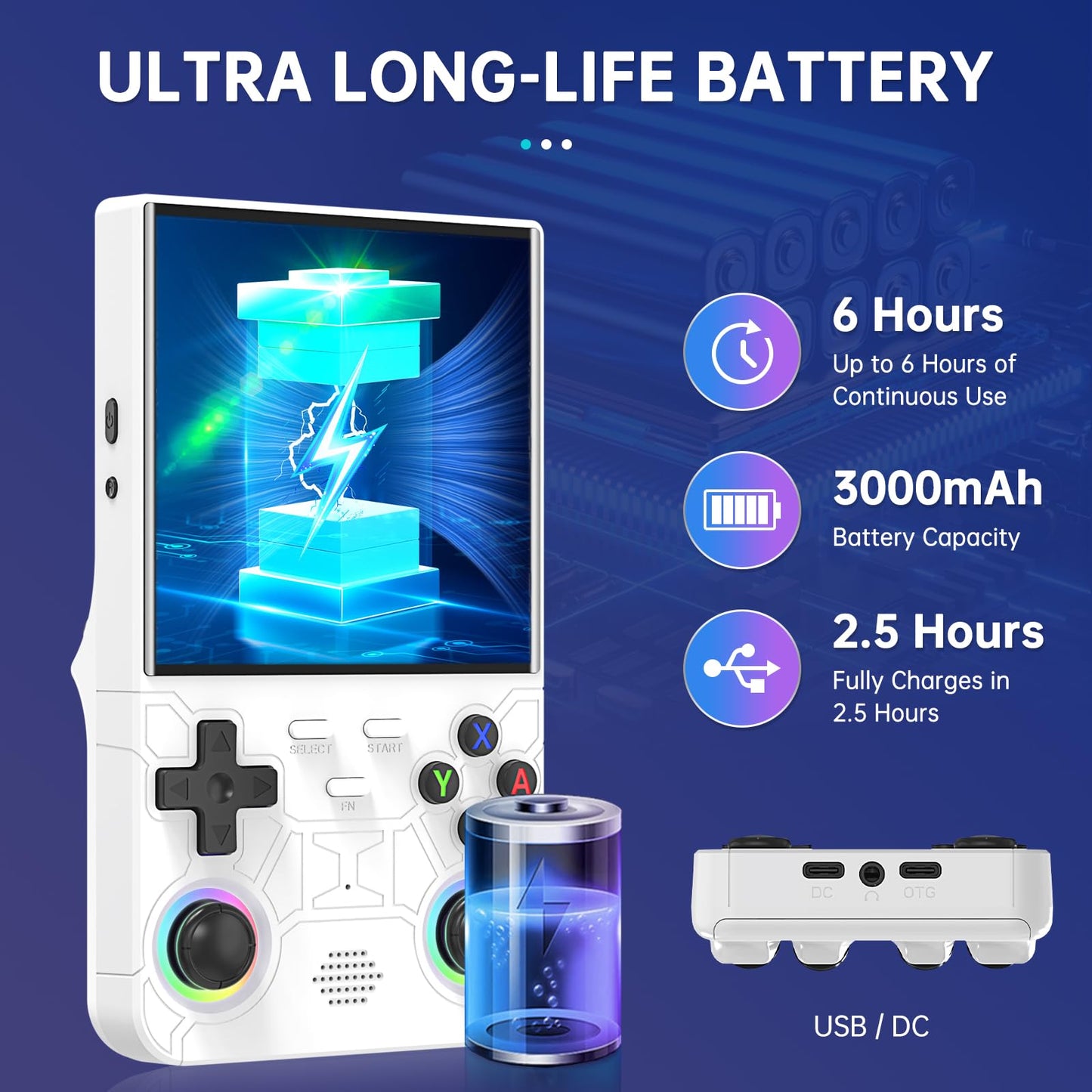 KRABGAME R36 ULTRA Retro Handheld Game Console - KrabGame