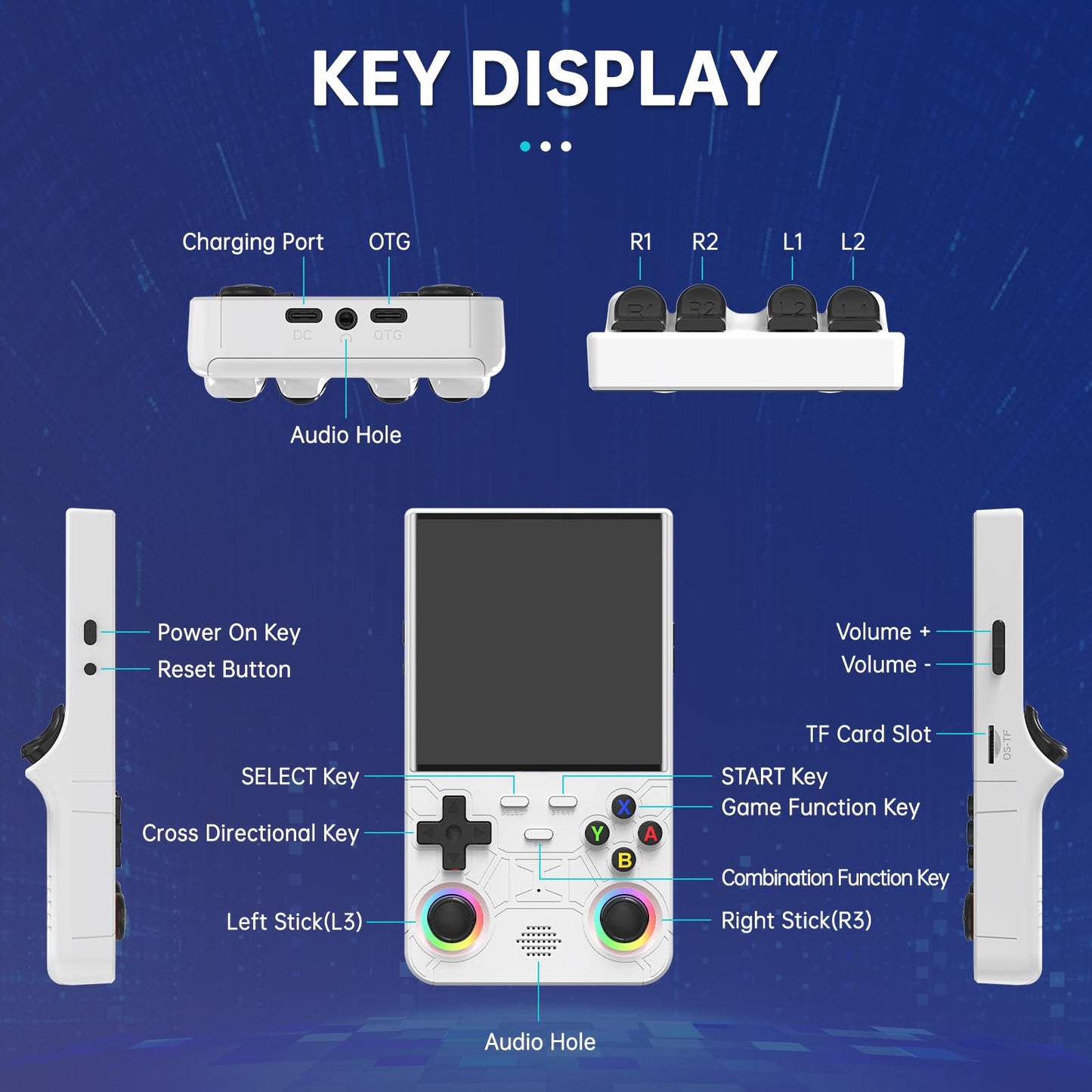 KRABGAME R36 ULTRA Retro Handheld Game Console - KrabGame