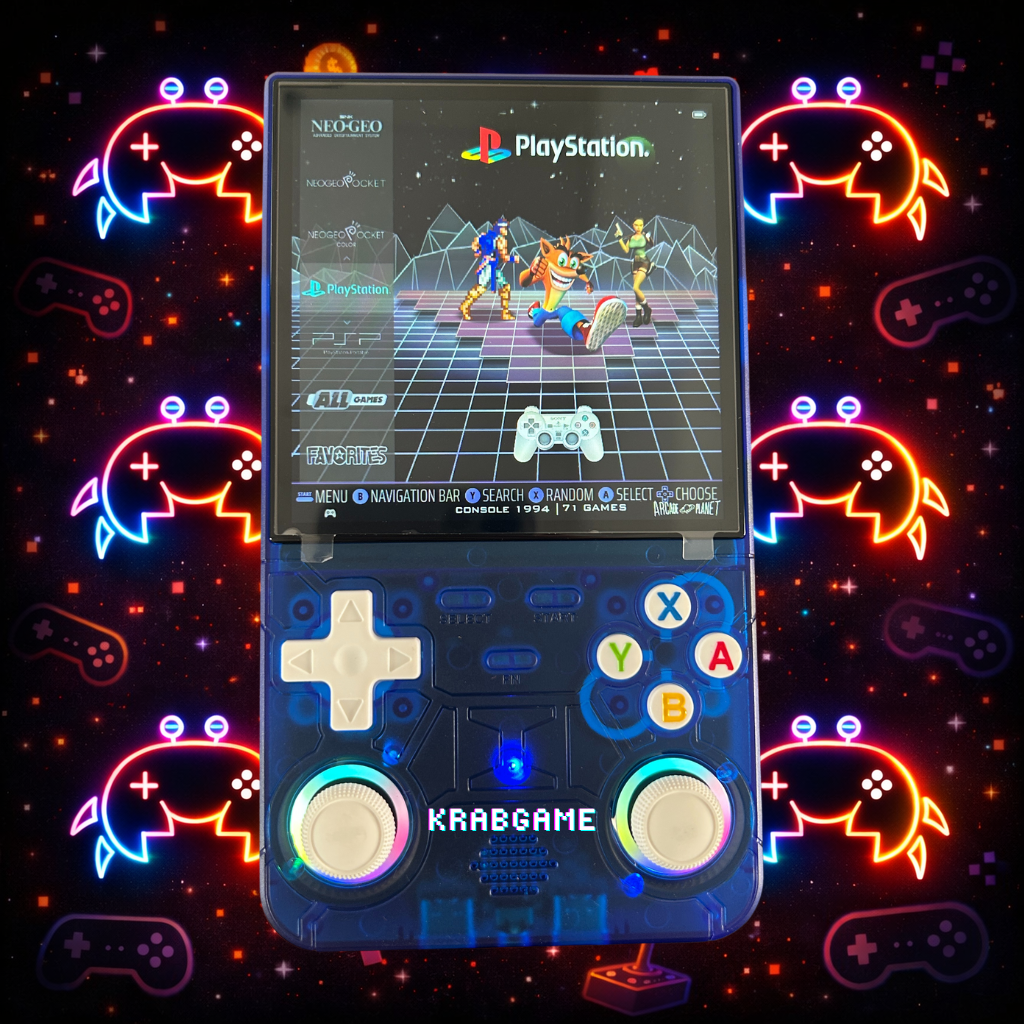 R36 Ultra Retro Video Handheld Game Console | KrabGame - KrabGame