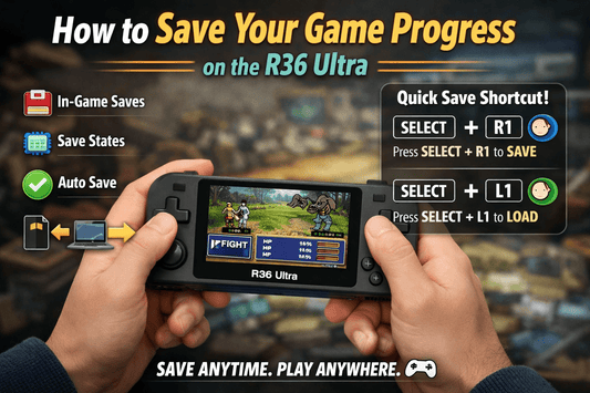 How to Save Your Game Progress on the R36 Ultra | KrabGame - KrabGame