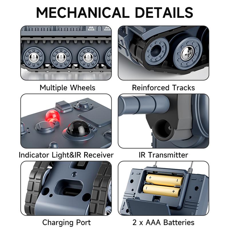1/64 Remote Control Military Army Tank | KrabGame - KrabGame