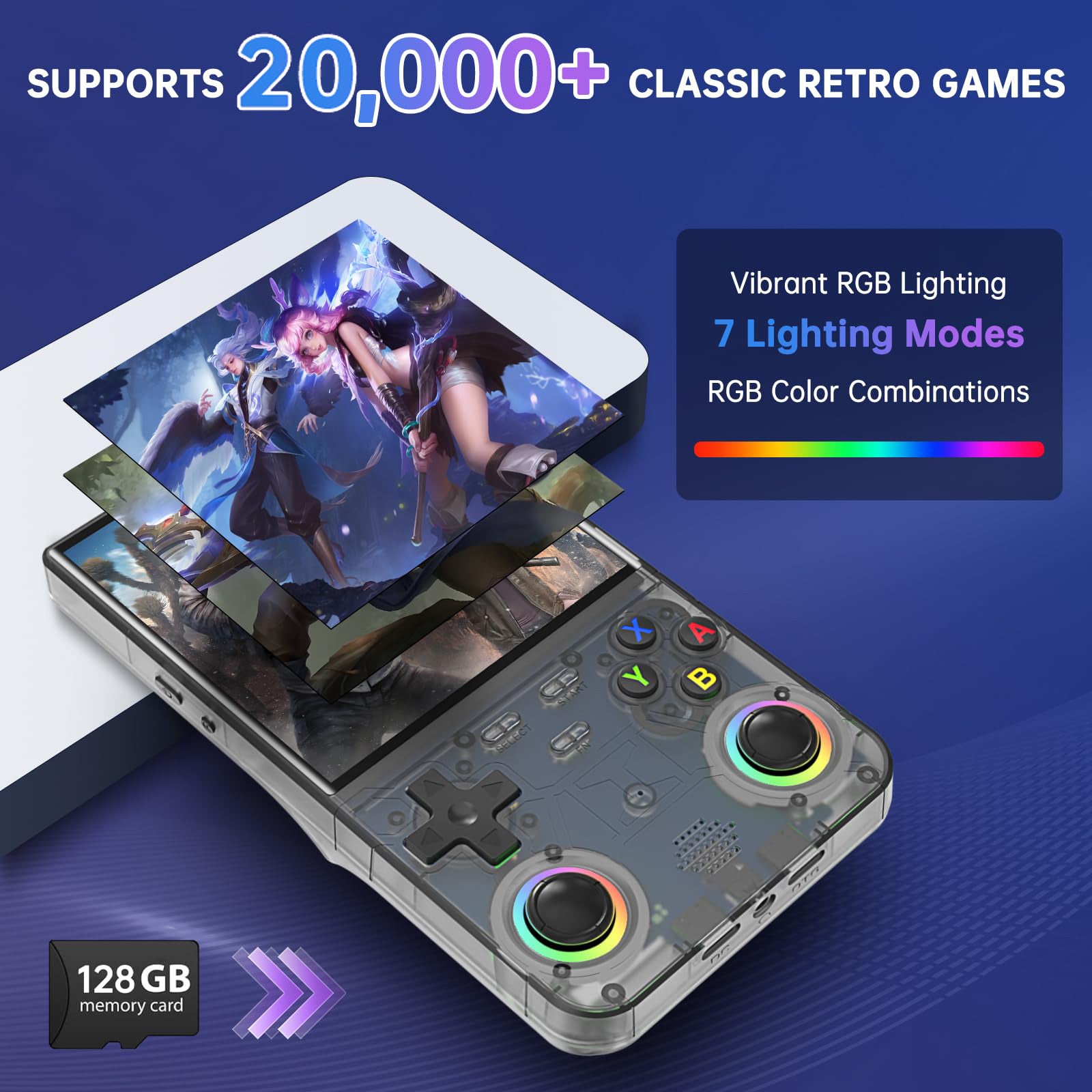 R36 Ultra Retro Handheld Game Console - KrabGame