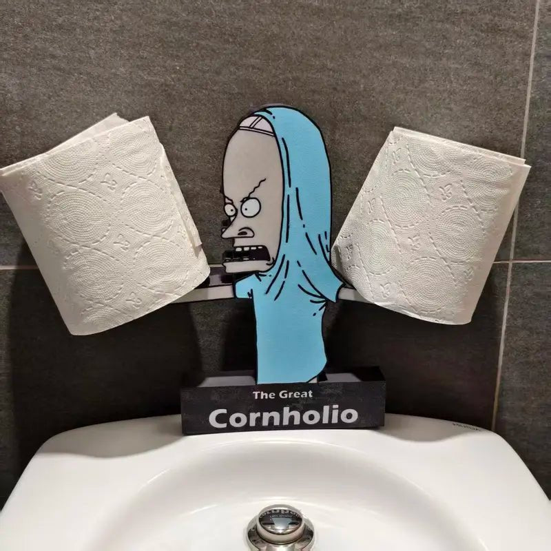 Cornholio Toilet Paper Holder - KrabGame