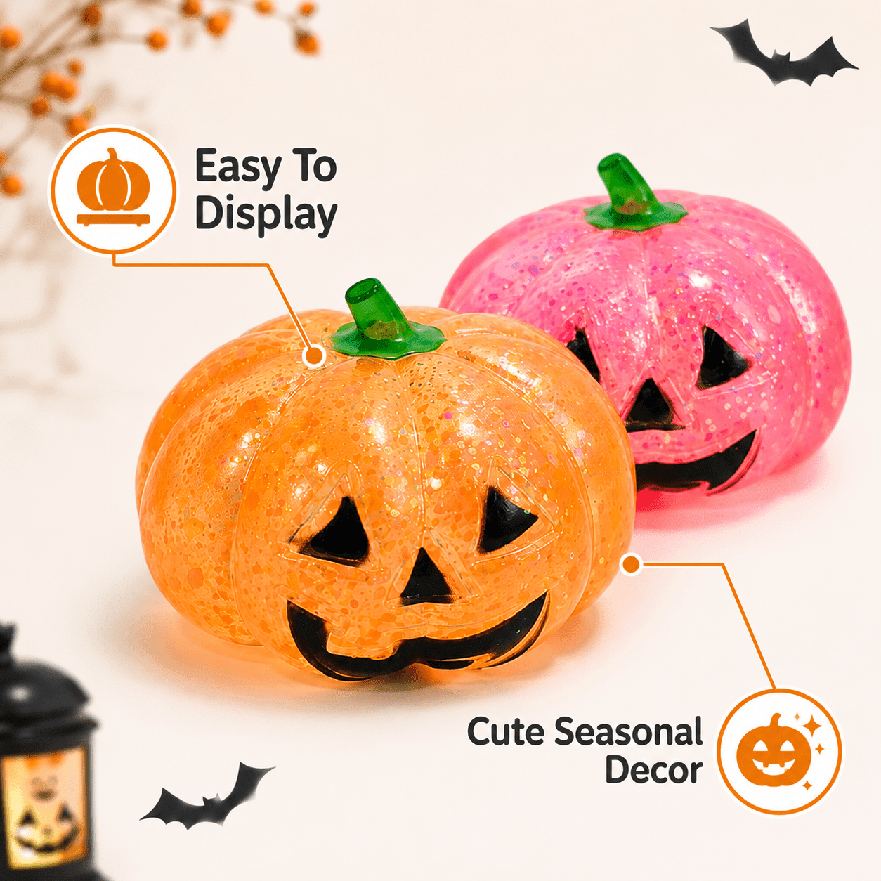 Cute Pumpkin Squishy Toy for Halloween - KrabGame