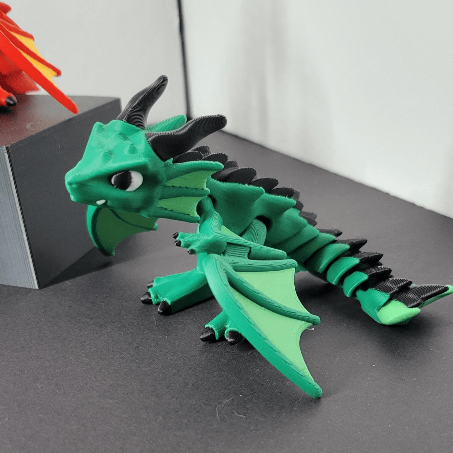 Flarewing - Articulated Dragon with Flapping Wings - KrabGame