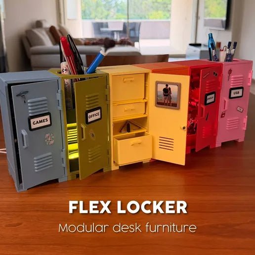 FLEX LOCKER | MODULAR DESK FURNITURE - KrabGame