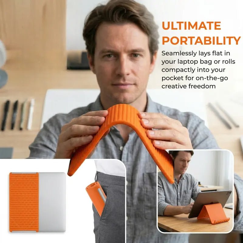 Flexible Silicone Aluminum Phone holder stand - KrabGame