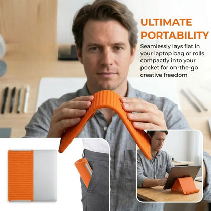 Flexible Silicone Aluminum Phone holder stand - KrabGame