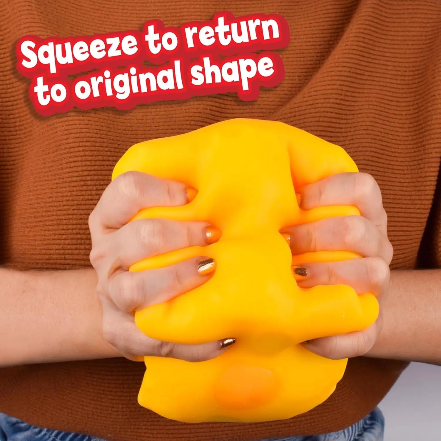 Giant Cheese Squishy Slow Rise Stress Block - KrabGame