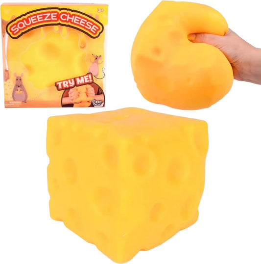 Giant Cheese Squishy Slow Rise Stress Block - KrabGame