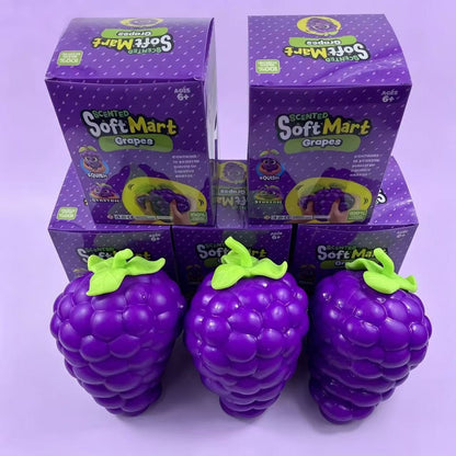 Giant Grape Squishy Jumbo Grape Stress Relief Toy - KrabGame