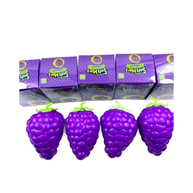 Giant Grape Squishy Jumbo Grape Stress Relief Toy - KrabGame