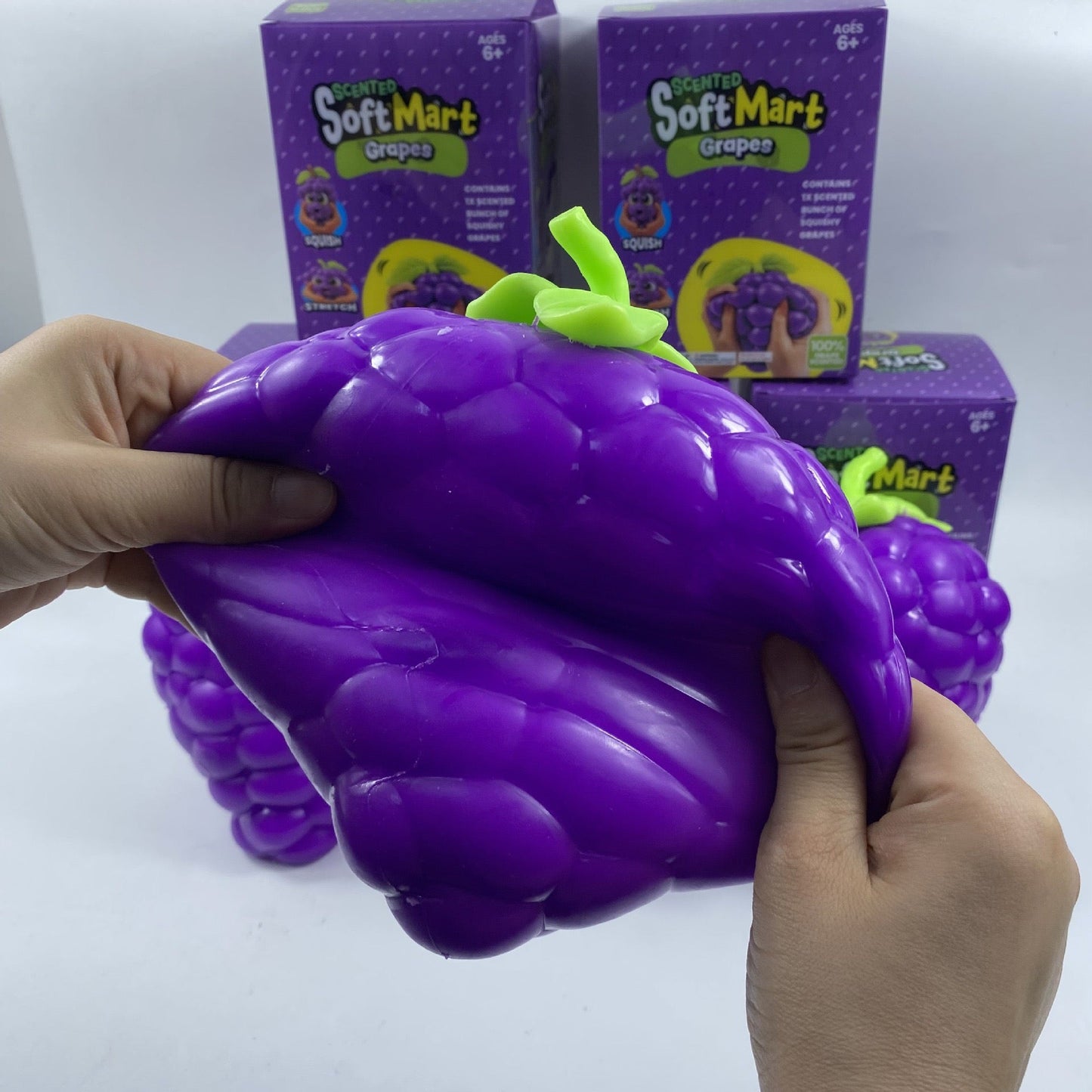 Giant Grape Squishy Jumbo Grape Stress Relief Toy - KrabGame
