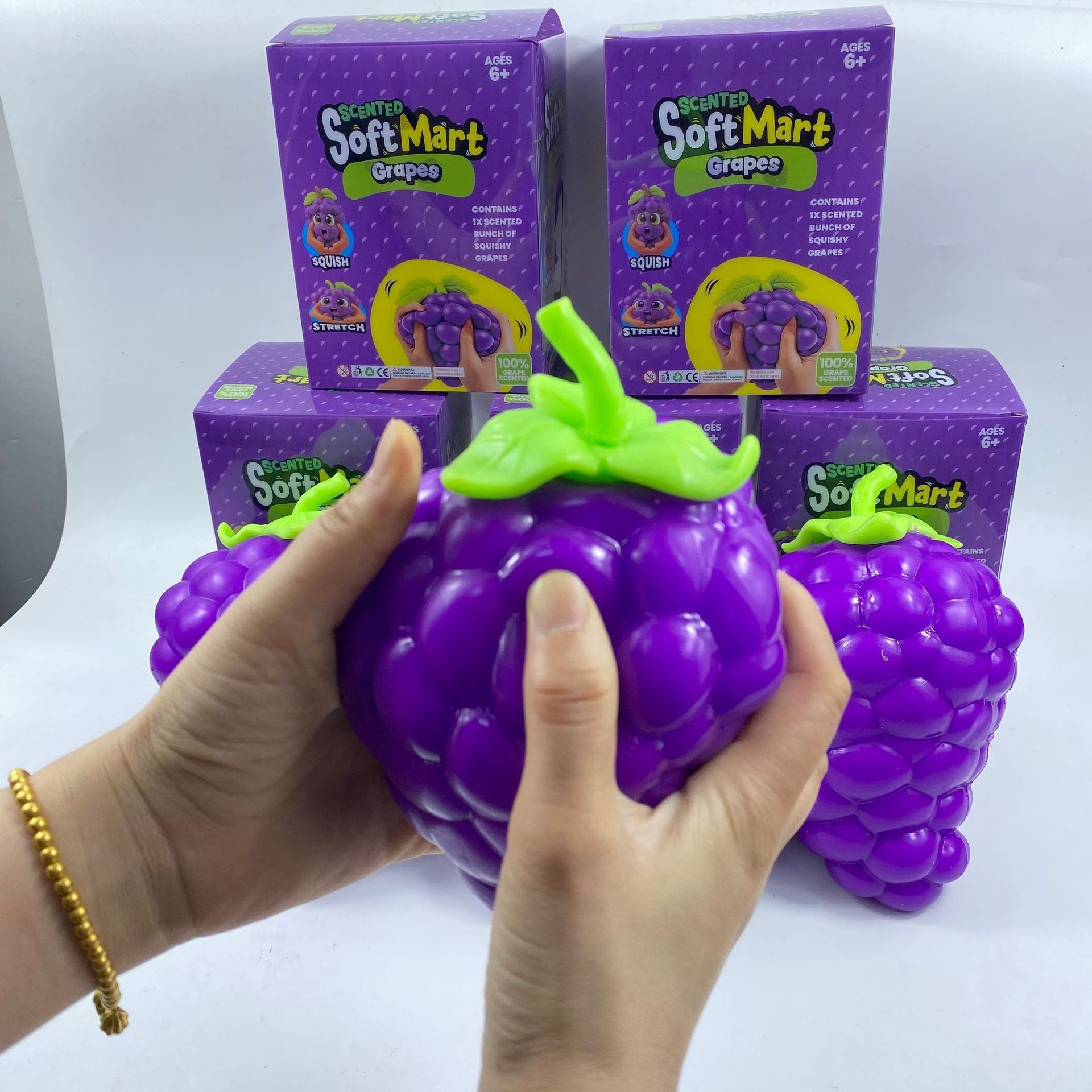 Giant Grape Squishy Jumbo Grape Stress Relief Toy - KrabGame