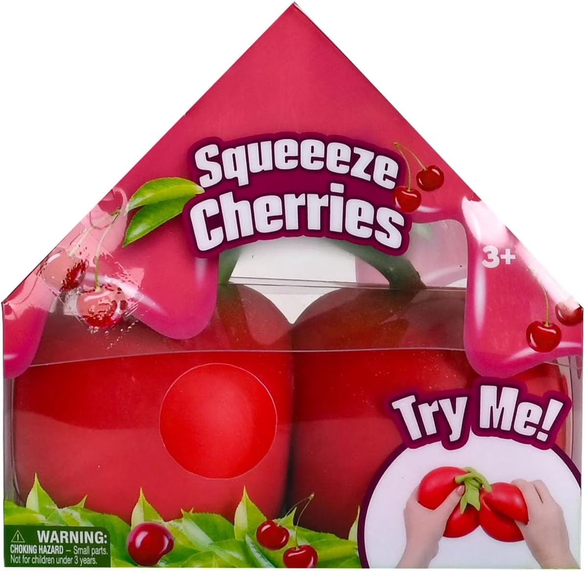 Giant Jumbo Squeeze Cherries Squishy - KrabGame