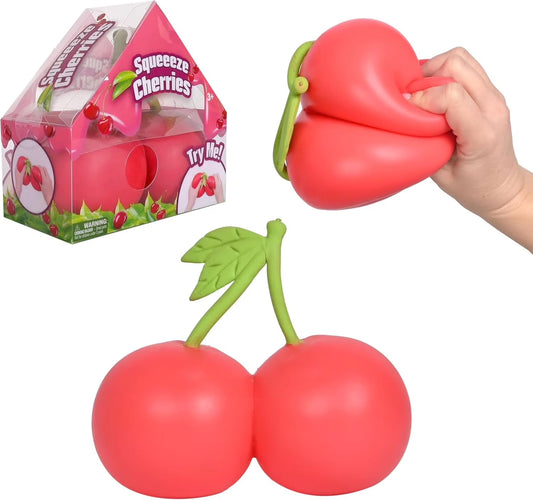 Giant Jumbo Squeeze Cherries Squishy - KrabGame