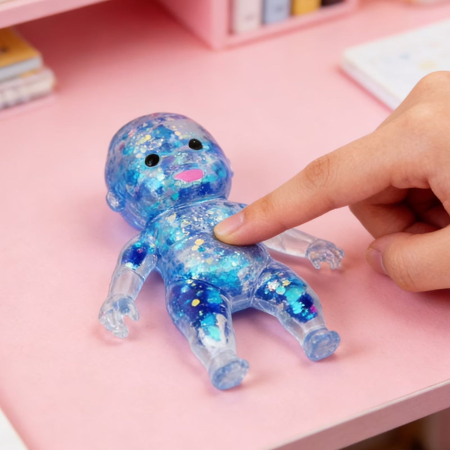 Glitter Squishy Baby - KrabGame