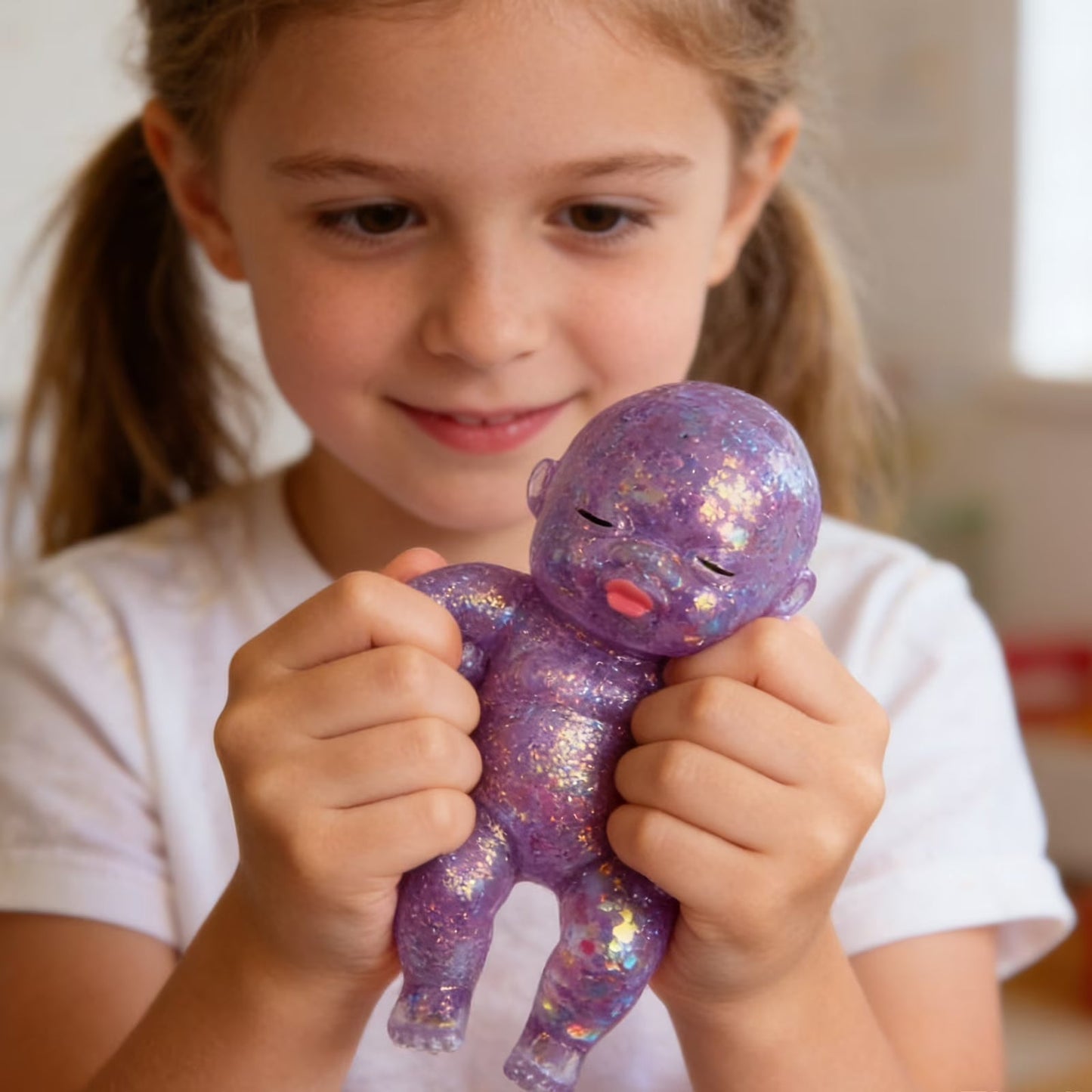 Glitter Squishy Baby - KrabGame