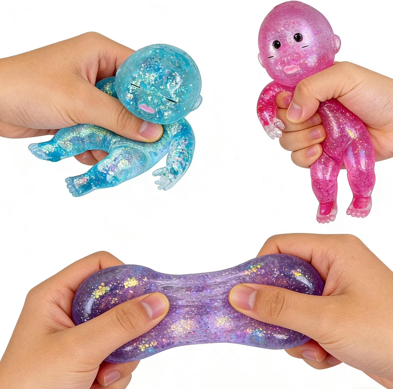 Glitter Squishy Baby - KrabGame