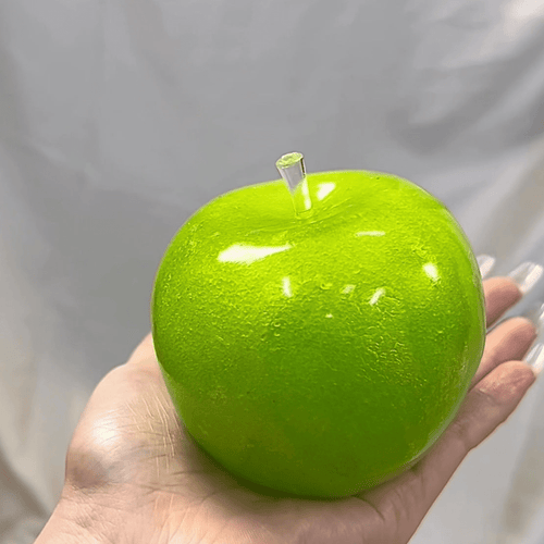 Green Slushy Apple (Zero bounce-back) Squishy Fidget Toy - KrabGame
