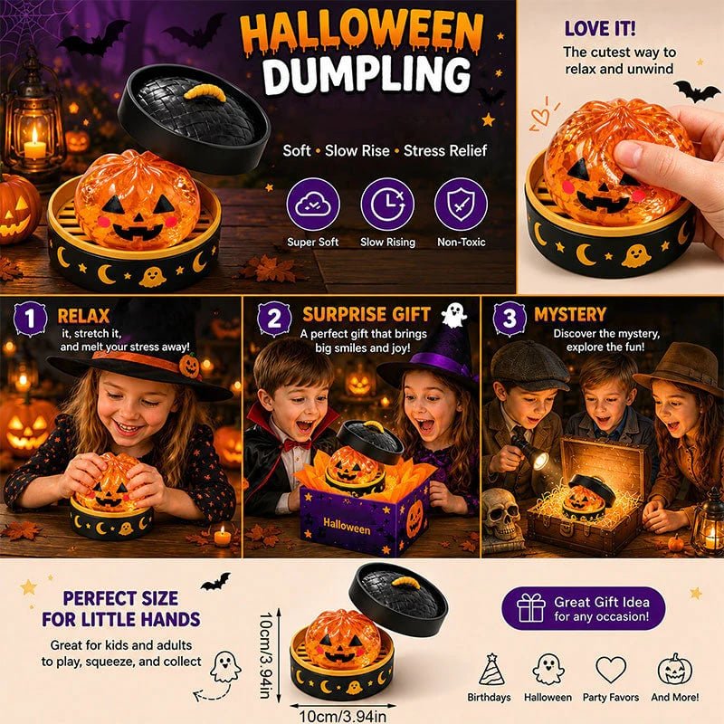 Halloween Dumpling Squeeze Squishy Toy - KrabGame