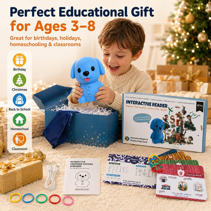 Interactive Reader Dog - Phonics Learning Toy - KrabGame