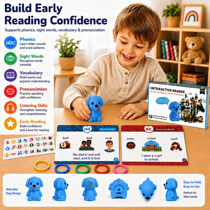 Interactive Reader Dog - Phonics Learning Toy - KrabGame
