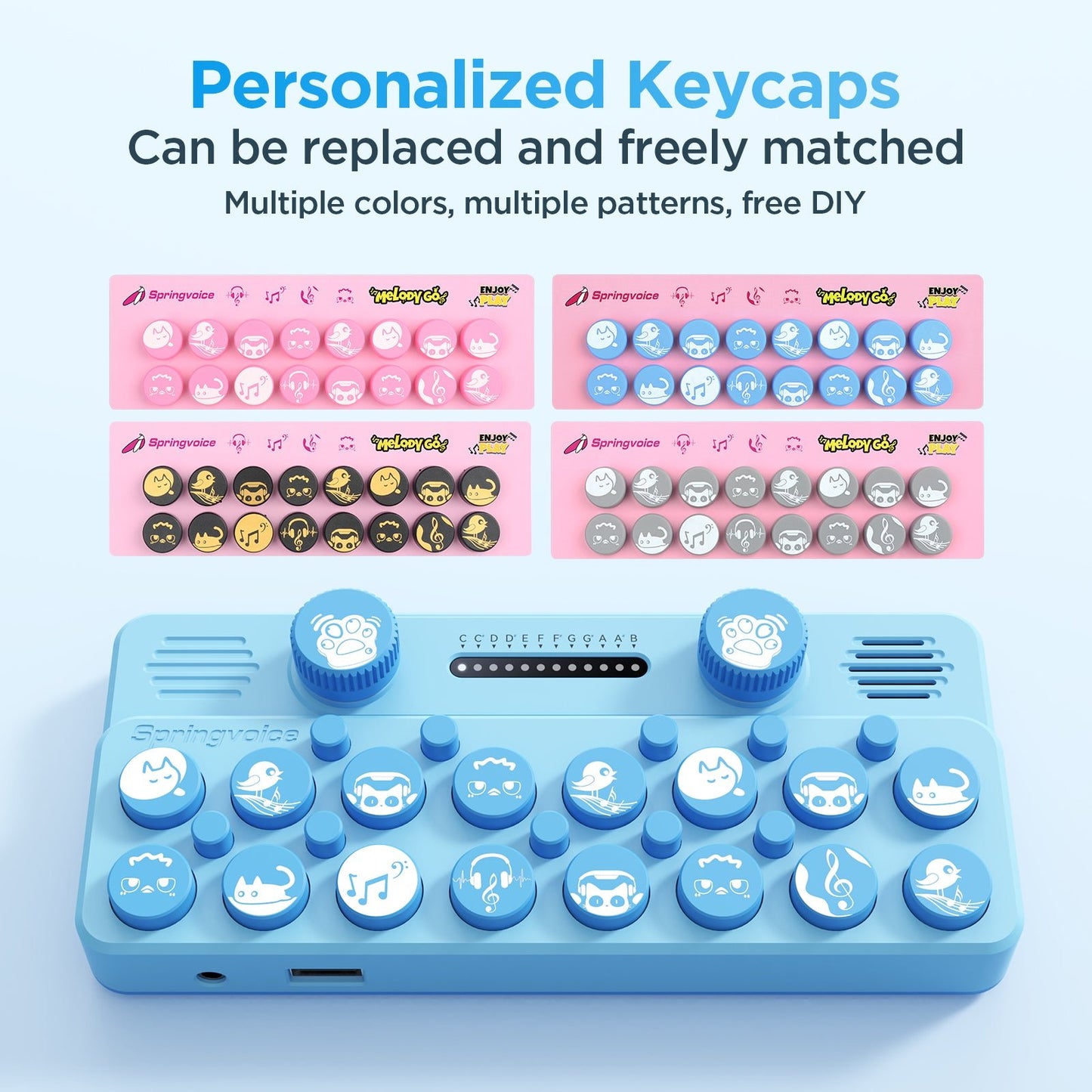 KRABGAME Enjoyplay V1 Pocket Music Keyboard - KrabGame