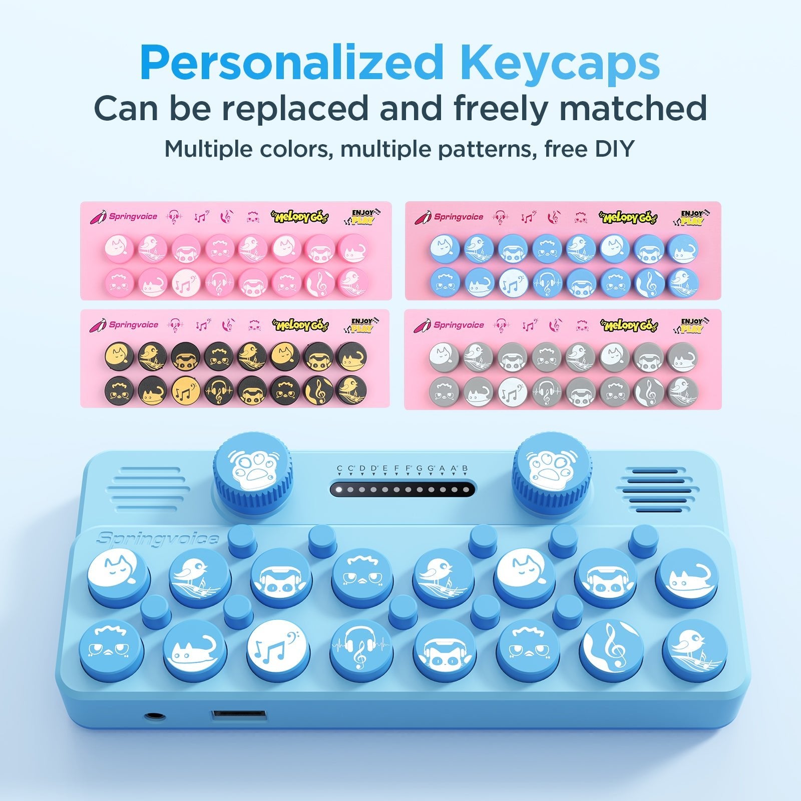 KRABGAME Enjoyplay V1 Pocket Music Keyboard - KrabGame
