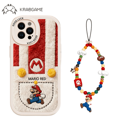 KRABGAME · Mario Plush Phone Case for iPhone - KrabGame