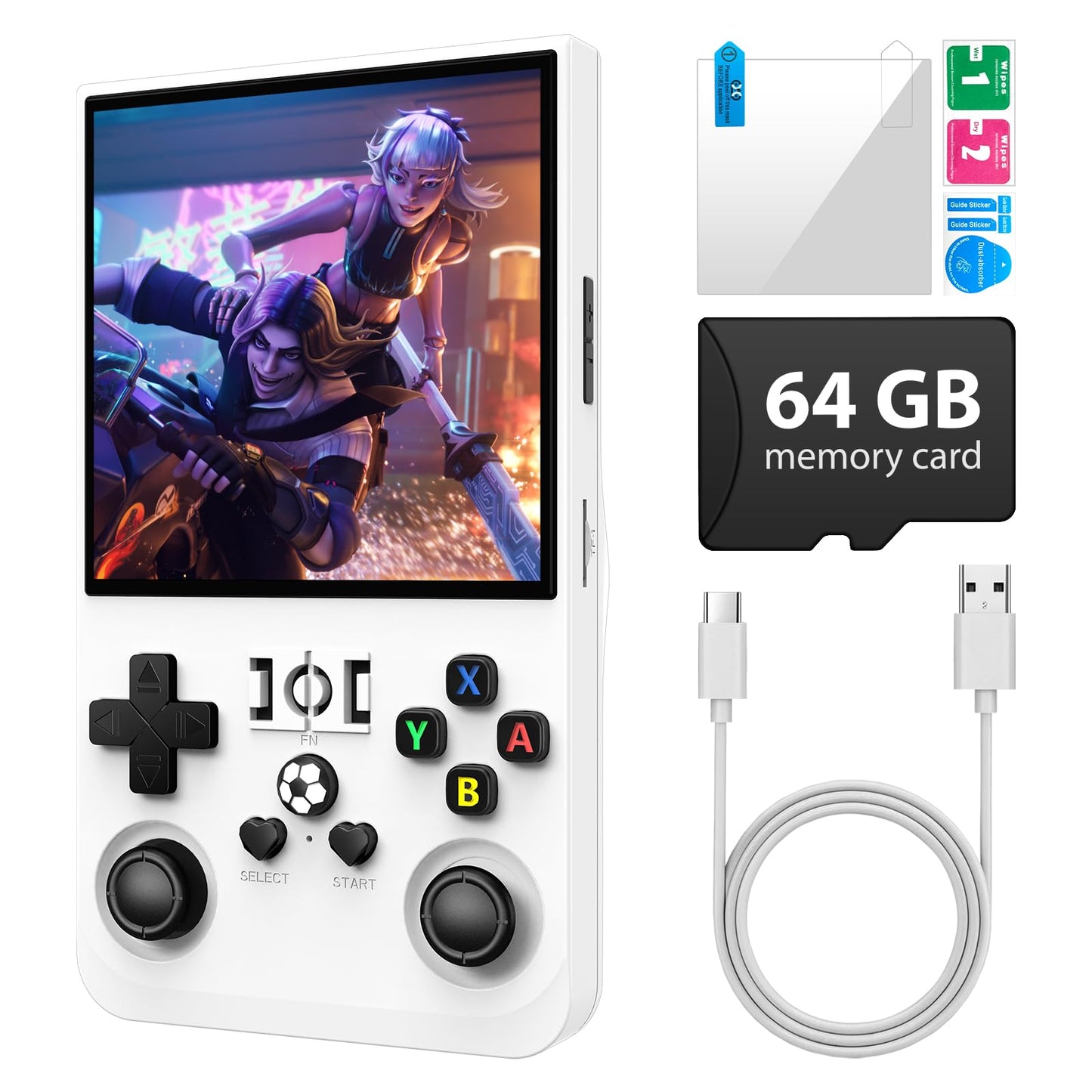 KRABGAME R36 Max Retro Handheld Game Console - KrabGame