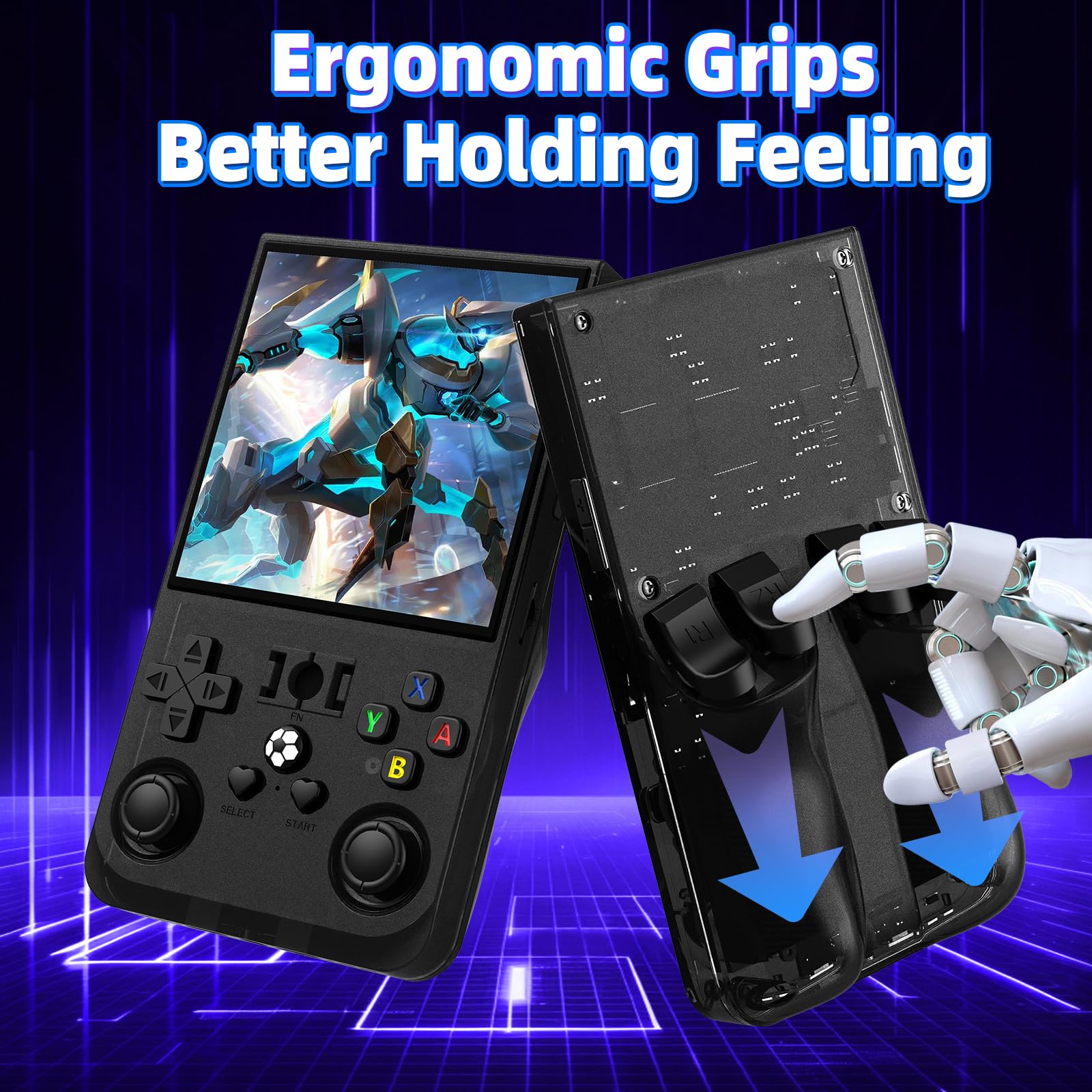 KRABGAME R36 Max Retro Handheld Game Console - KrabGame