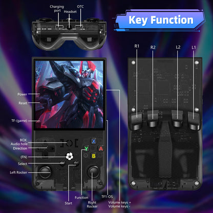 KRABGAME R36 Max Retro Handheld Game Console - KrabGame