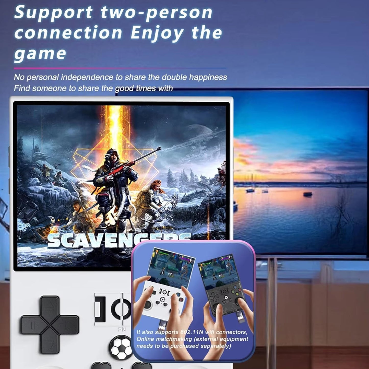 KRABGAME R36 Pro Retro Handheld Video Game Console - KrabGame