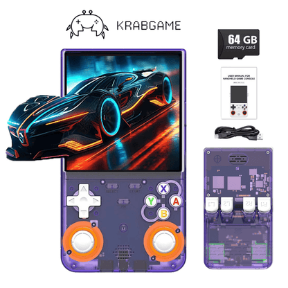 KRABGAME R36 Ultra Retro Handheld Game Console - KrabGame