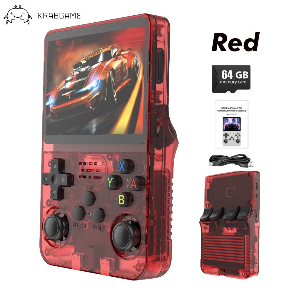 KRABGAME R36s Retro Handheld Game Console - KrabGame