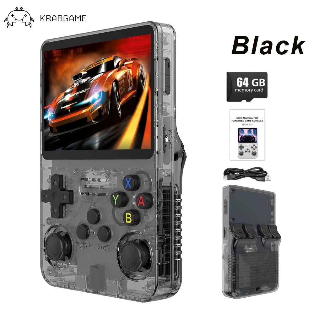 KRABGAME R36s Retro Handheld Game Console - KrabGame