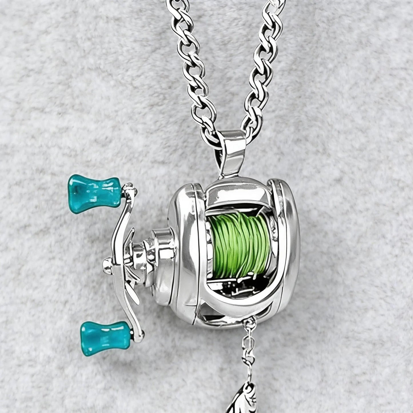 Mini Fishing Reel Necklace - KrabGame