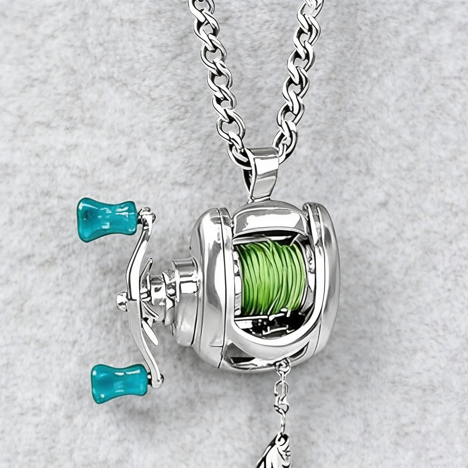 Mini Fishing Reel Necklace - KrabGame