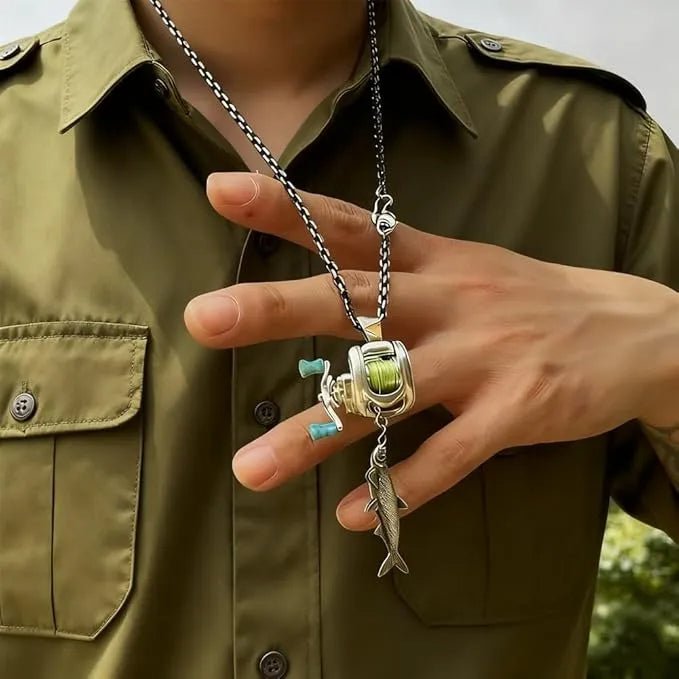 Mini Fishing Reel Necklace - KrabGame
