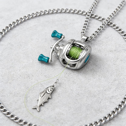 Mini Fishing Reel Necklace - KrabGame