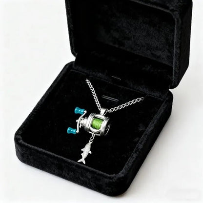 Mini Fishing Reel Necklace - KrabGame