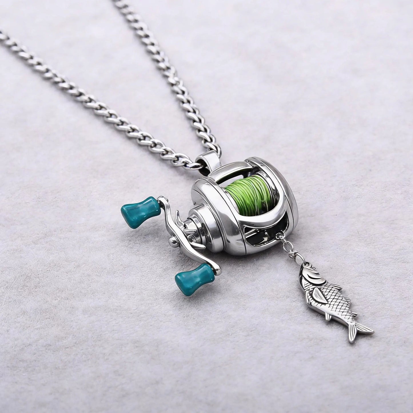 Mini Fishing Reel Necklace - KrabGame