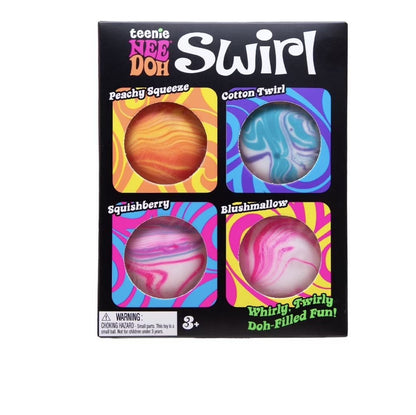 NeeDoh Teenie Swirl 4 Pack - KrabGame