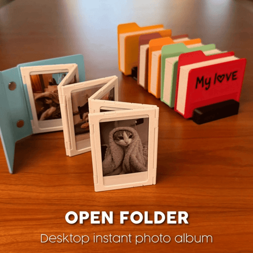 Open Folder Photo Album: Desktop Instant Photo Organizer Display - KrabGame