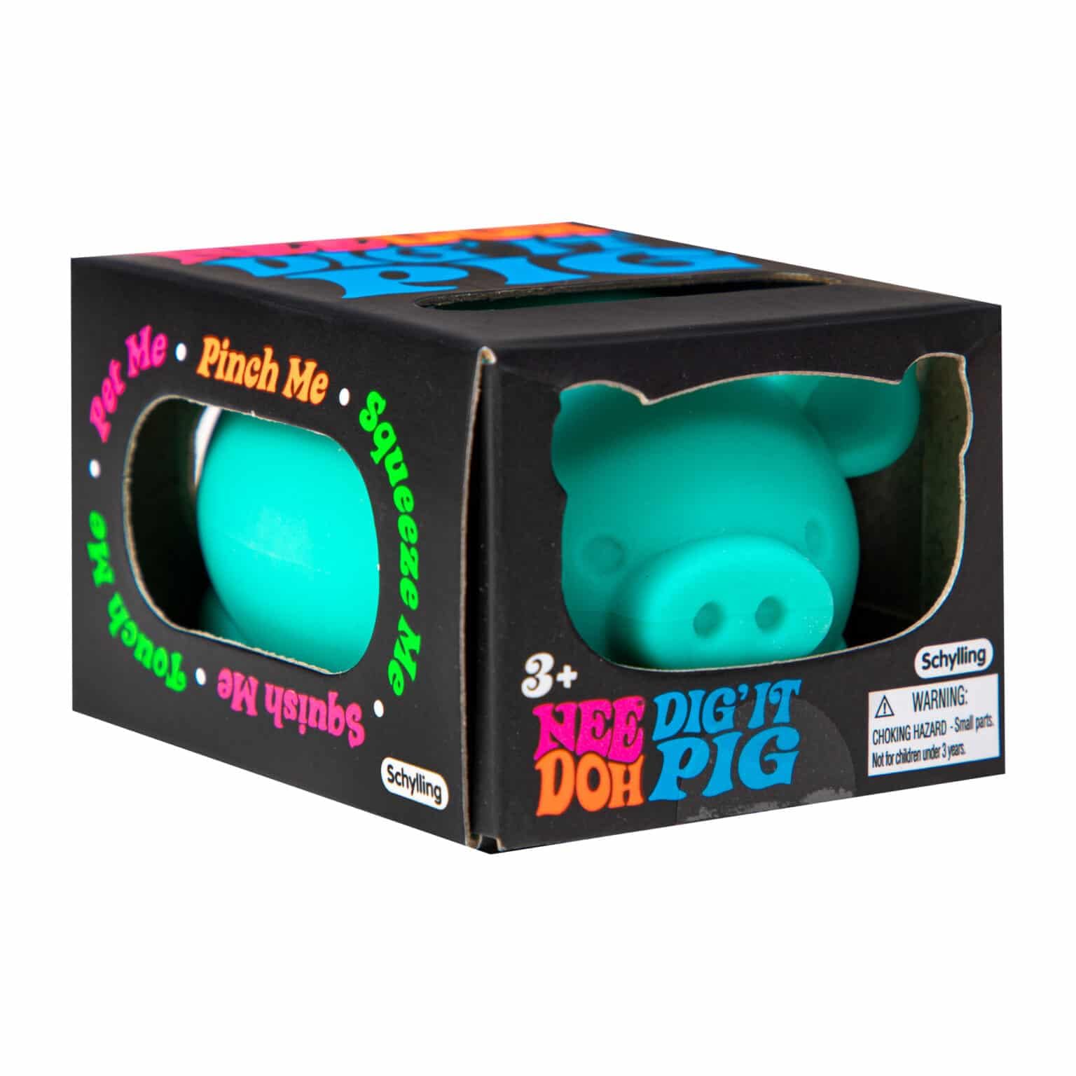 Schylling NeeDoh Dig' It Pig - KrabGame